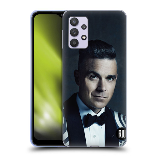 Robbie Williams Calendar Printed Tux Soft Gel Case for Samsung Galaxy A32 5G / M32 5G (2021)