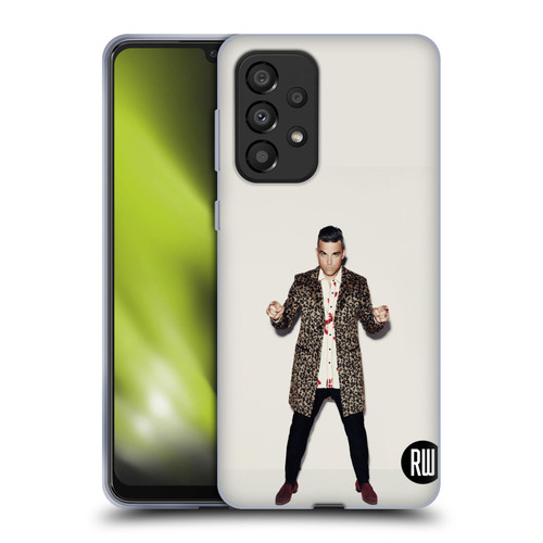 Robbie Williams Calendar Animal Print Coat Soft Gel Case for Samsung Galaxy A33 5G (2022)