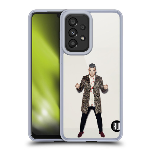 Robbie Williams Calendar Animal Print Coat Soft Gel Case for Samsung Galaxy A33 5G (2022)