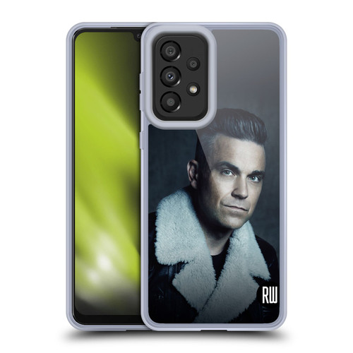 Robbie Williams Calendar Leather Jacket Soft Gel Case for Samsung Galaxy A33 5G (2022)