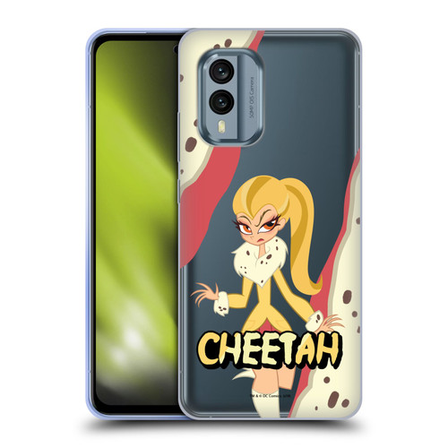 DC Super Hero Girls Characters Cheetah Soft Gel Case for Nokia X30
