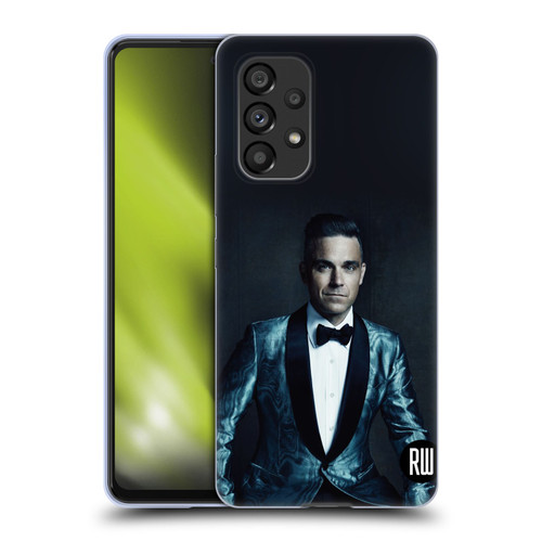 Robbie Williams Calendar Dark Background Soft Gel Case for Samsung Galaxy A53 5G (2022)
