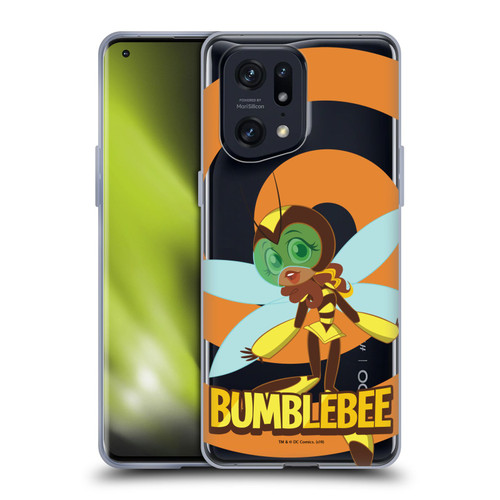 DC Super Hero Girls Characters Bumblebee Soft Gel Case for OPPO Find X5 Pro