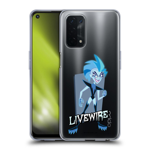 DC Super Hero Girls Characters Livewire Soft Gel Case for OPPO A54 5G