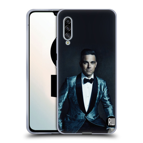 Robbie Williams Calendar Dark Background Soft Gel Case for Samsung Galaxy A90 5G (2019)