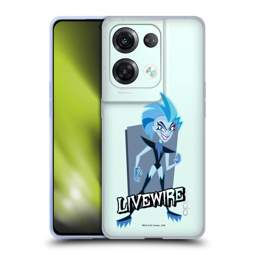 DC Super Hero Girls Characters Livewire Soft Gel Case for OPPO Reno8 Pro