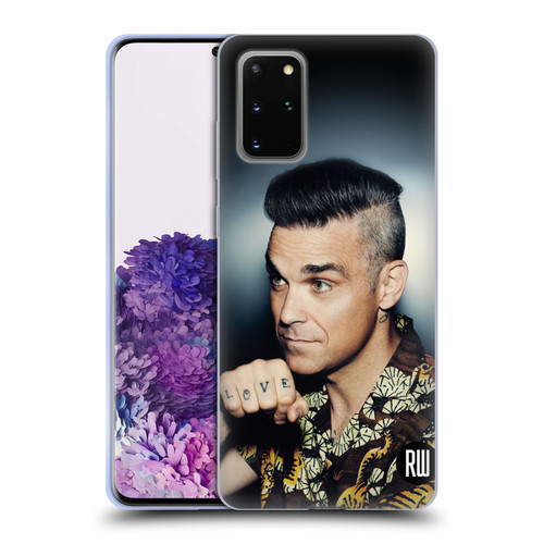 Robbie Williams Calendar Love Tattoo Soft Gel Case for Samsung Galaxy S20+ / S20+ 5G