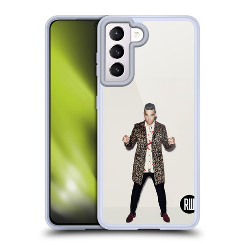 Robbie Williams Calendar Animal Print Coat Soft Gel Case for Samsung Galaxy S21 5G