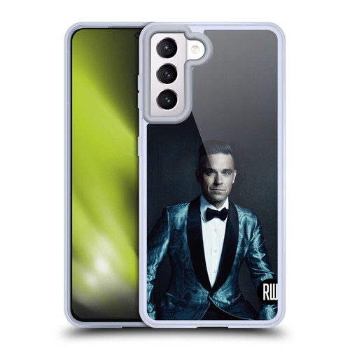 Robbie Williams Calendar Dark Background Soft Gel Case for Samsung Galaxy S21 5G