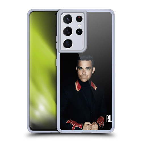 Robbie Williams Calendar Portrait Soft Gel Case for Samsung Galaxy S21 Ultra 5G
