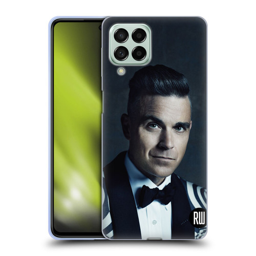 Robbie Williams Calendar Printed Tux Soft Gel Case for Samsung Galaxy M53 (2022)