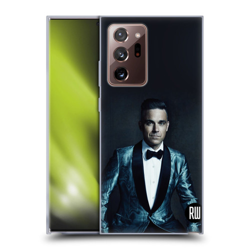 Robbie Williams Calendar Dark Background Soft Gel Case for Samsung Galaxy Note20 Ultra / 5G