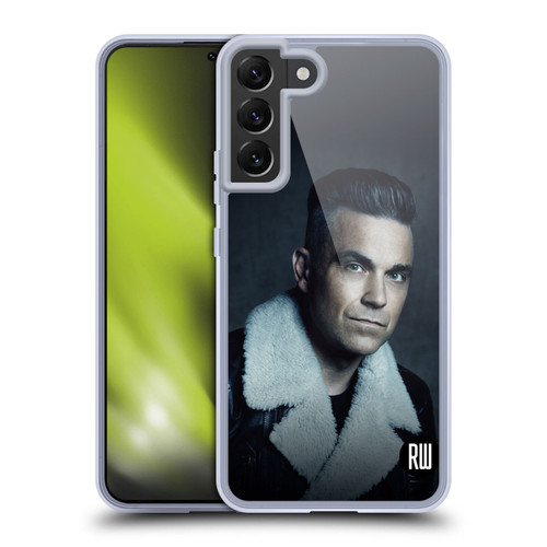 Robbie Williams Calendar Leather Jacket Soft Gel Case for Samsung Galaxy S22+ 5G