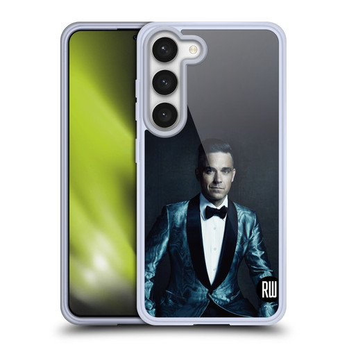 Robbie Williams Calendar Dark Background Soft Gel Case for Samsung Galaxy S23 5G