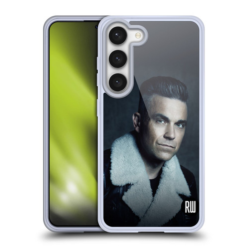 Robbie Williams Calendar Leather Jacket Soft Gel Case for Samsung Galaxy S23 5G