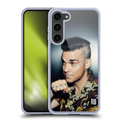 Robbie Williams Calendar Love Tattoo Soft Gel Case for Samsung Galaxy S23+ 5G