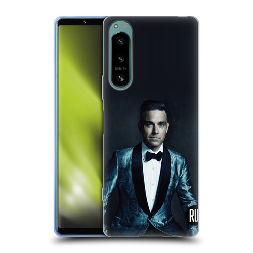 Robbie Williams Calendar Dark Background Soft Gel Case for Sony Xperia 5 IV