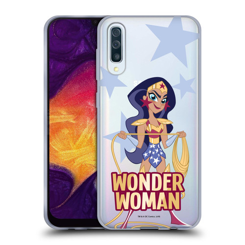 DC Super Hero Girls Characters Wonder Woman Soft Gel Case for Samsung Galaxy A50/A30s (2019)