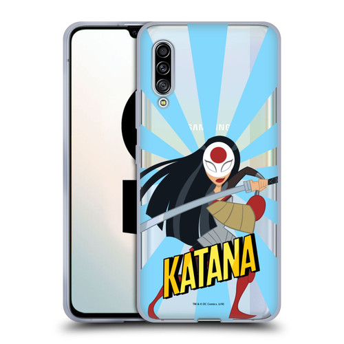 DC Super Hero Girls Characters Katana Soft Gel Case for Samsung Galaxy A90 5G (2019)