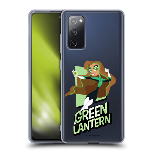 DC Super Hero Girls Characters Green Lantern Soft Gel Case for Samsung Galaxy S20 FE / 5G