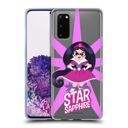 DC Super Hero Girls Characters Star Sapphire Soft Gel Case for Samsung Galaxy S20 / S20 5G