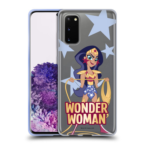 DC Super Hero Girls Characters Wonder Woman Soft Gel Case for Samsung Galaxy S20 / S20 5G