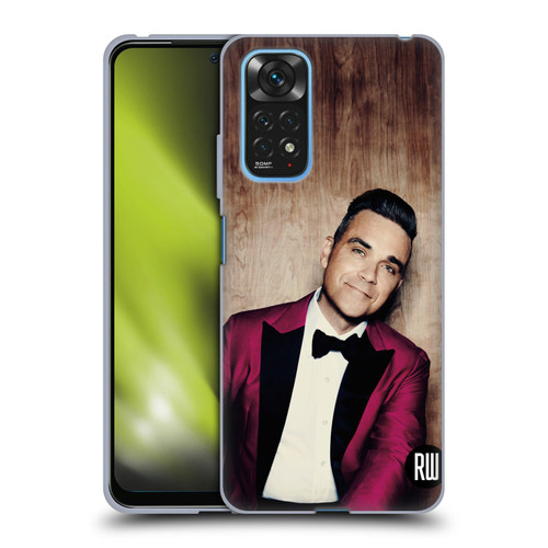 Robbie Williams Calendar Magenta Tux Soft Gel Case for Xiaomi Redmi Note 11 / Redmi Note 11S