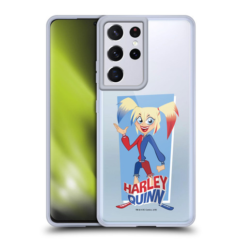 DC Super Hero Girls Characters Harley Quinn Soft Gel Case for Samsung Galaxy S21 Ultra 5G