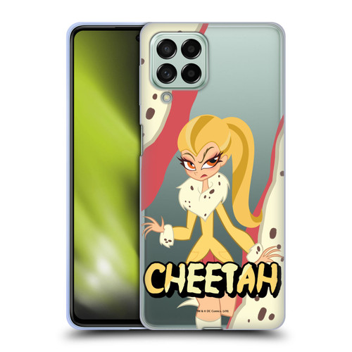 DC Super Hero Girls Characters Cheetah Soft Gel Case for Samsung Galaxy M53 (2022)