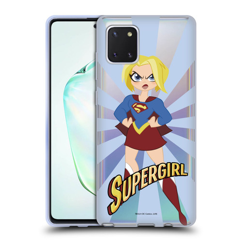 DC Super Hero Girls Characters Supergirl Soft Gel Case for Samsung Galaxy Note10 Lite