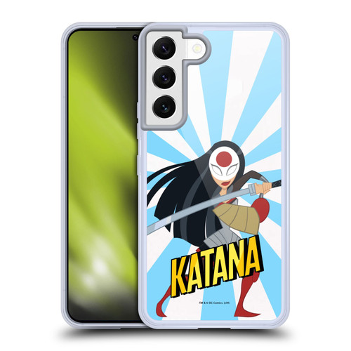DC Super Hero Girls Characters Katana Soft Gel Case for Samsung Galaxy S22 5G