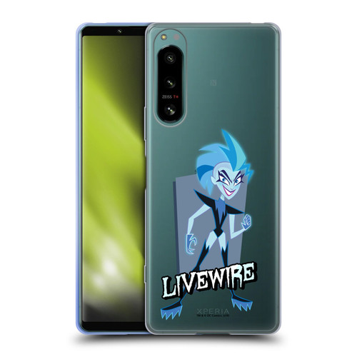 DC Super Hero Girls Characters Livewire Soft Gel Case for Sony Xperia 5 IV