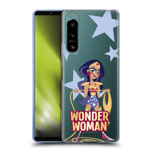 DC Super Hero Girls Characters Wonder Woman Soft Gel Case for Sony Xperia 5 IV
