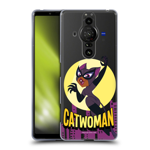 DC Super Hero Girls Characters Catwoman Soft Gel Case for Sony Xperia Pro-I
