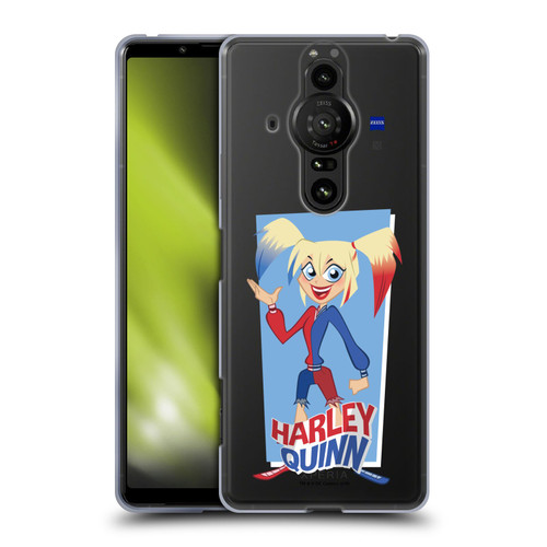 DC Super Hero Girls Characters Harley Quinn Soft Gel Case for Sony Xperia Pro-I