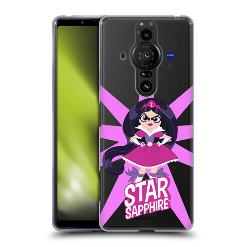 DC Super Hero Girls Characters Star Sapphire Soft Gel Case for Sony Xperia Pro-I