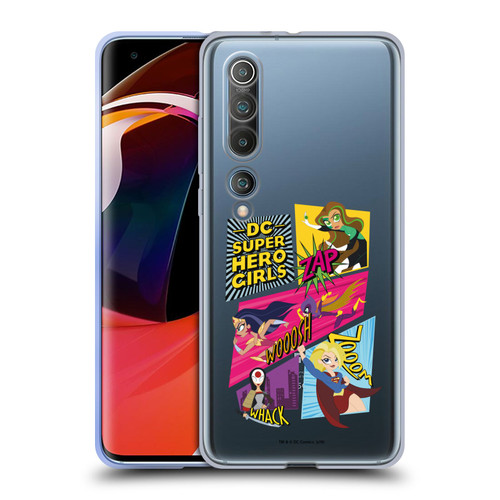 DC Super Hero Girls Characters Composed Art 2 Soft Gel Case for Xiaomi Mi 10 5G / Mi 10 Pro 5G