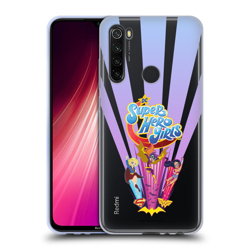 DC Super Hero Girls Characters Composed Art 1 Soft Gel Case for Xiaomi Redmi Note 8T
