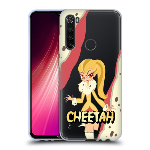 DC Super Hero Girls Characters Cheetah Soft Gel Case for Xiaomi Redmi Note 8T