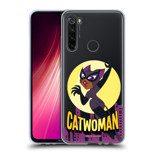 DC Super Hero Girls Characters Catwoman Soft Gel Case for Xiaomi Redmi Note 8T
