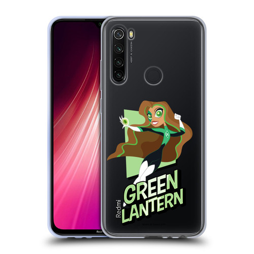 DC Super Hero Girls Characters Green Lantern Soft Gel Case for Xiaomi Redmi Note 8T