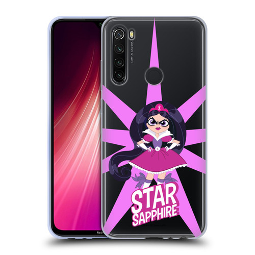 DC Super Hero Girls Characters Star Sapphire Soft Gel Case for Xiaomi Redmi Note 8T