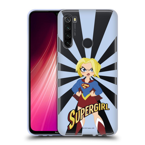 DC Super Hero Girls Characters Supergirl Soft Gel Case for Xiaomi Redmi Note 8T