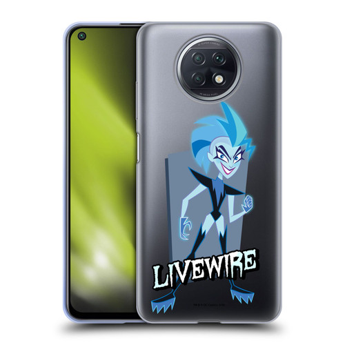 DC Super Hero Girls Characters Livewire Soft Gel Case for Xiaomi Redmi Note 9T 5G