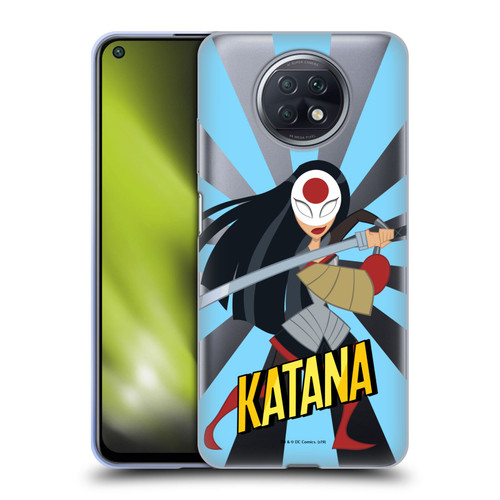 DC Super Hero Girls Characters Katana Soft Gel Case for Xiaomi Redmi Note 9T 5G