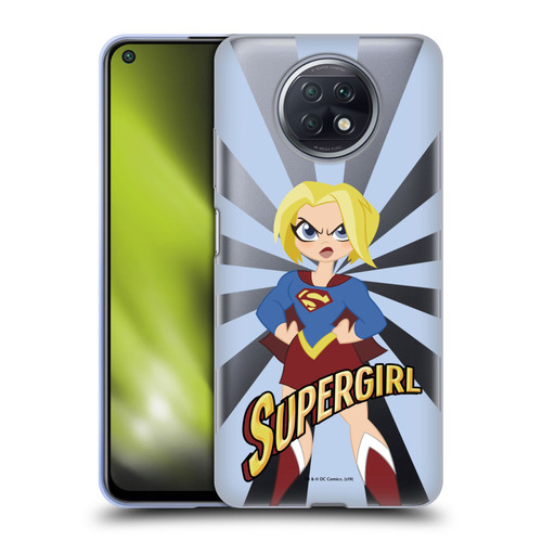 DC Super Hero Girls Characters Supergirl Soft Gel Case for Xiaomi Redmi Note 9T 5G
