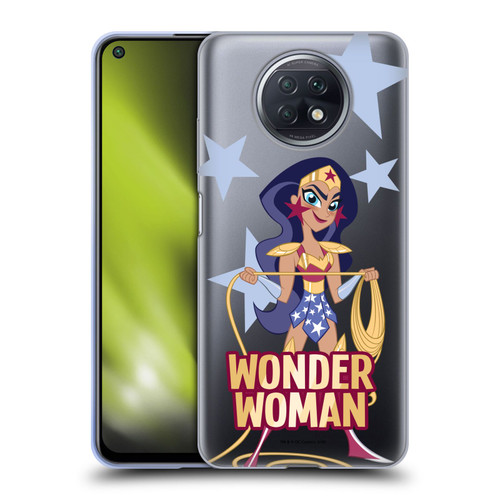 DC Super Hero Girls Characters Wonder Woman Soft Gel Case for Xiaomi Redmi Note 9T 5G