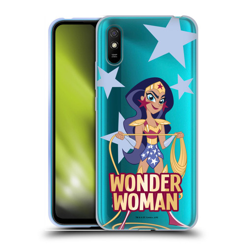 DC Super Hero Girls Characters Wonder Woman Soft Gel Case for Xiaomi Redmi 9A / Redmi 9AT