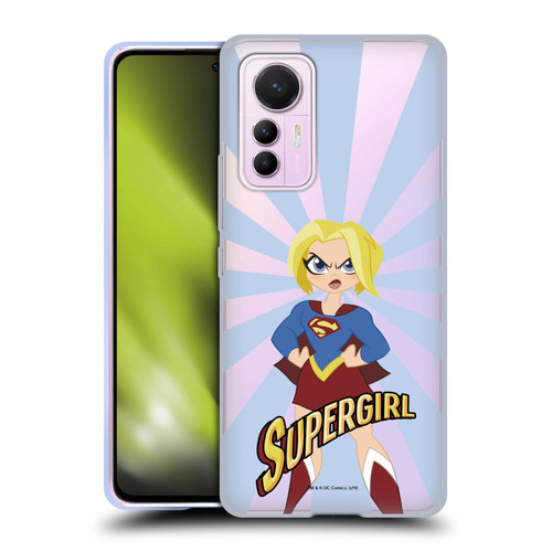 DC Super Hero Girls Characters Supergirl Soft Gel Case for Xiaomi 12 Lite