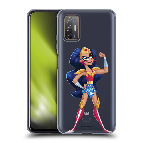 DC Super Hero Girls Rendered Characters Wonder Woman Soft Gel Case for HTC Desire 21 Pro 5G
